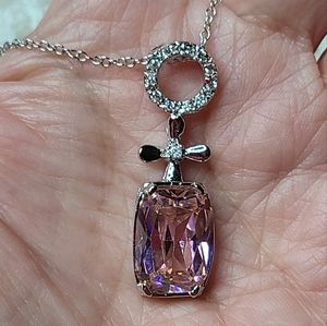 Pink Sapphire Necklace
